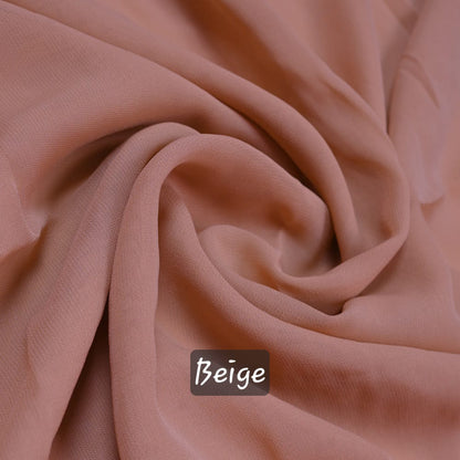 Chiffon 2 in 1 Instant Hijab with Cap