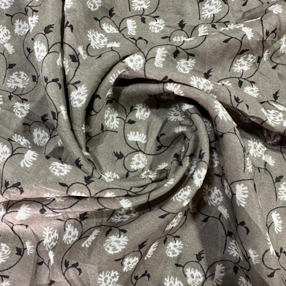 Full Length Random Printed Namaz Chaddar with Sleeves and Adjustable Naqab