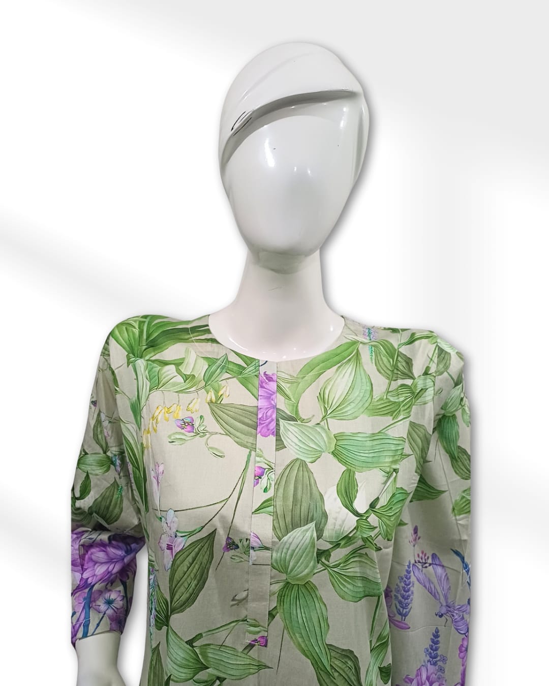 Lavender Floral Maria B. Co-ords Stitched