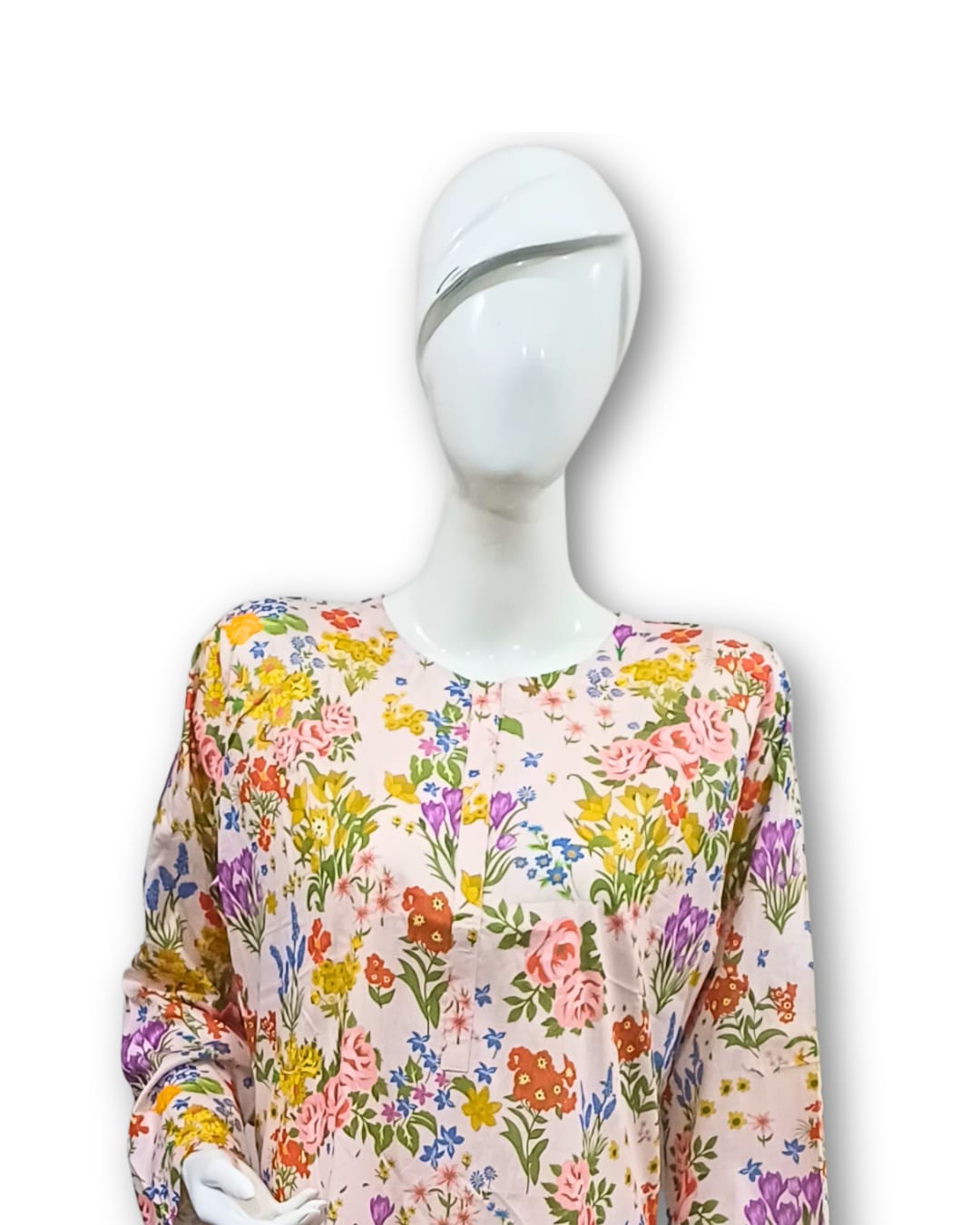Pink Floral Maria B. Co-ords Stitched