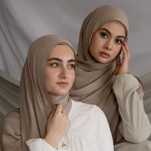 Chiffon 2 in 1 Instant Hijab with Cap